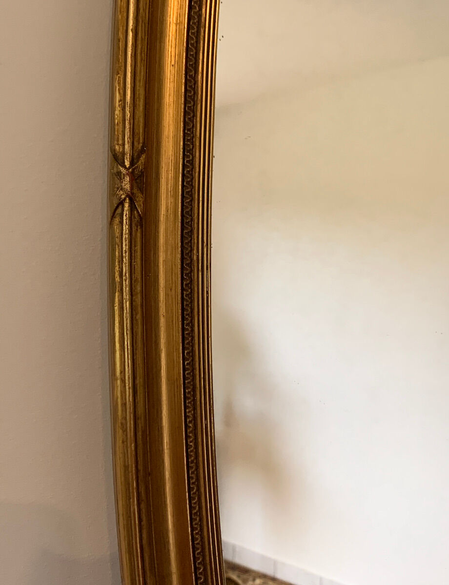 Miroir ovale Empire 100x35cm
