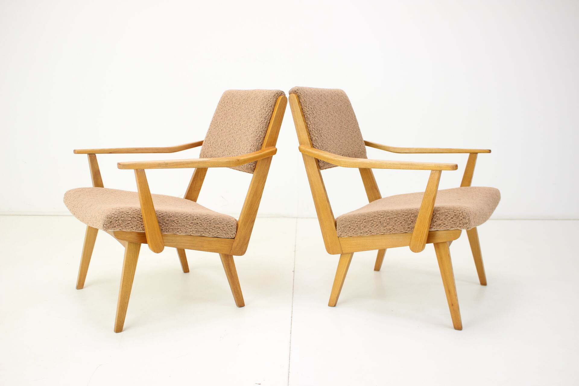 1960s Pair of Armchairs by Krasna Jizba, Czechoslovakia