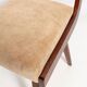 Mid-Century Gazelle beige chair in wood, Europe, 1960s