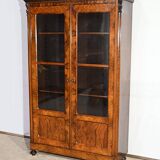 Burl Walnut Bookcase, Restoration Period – Early 19th Century