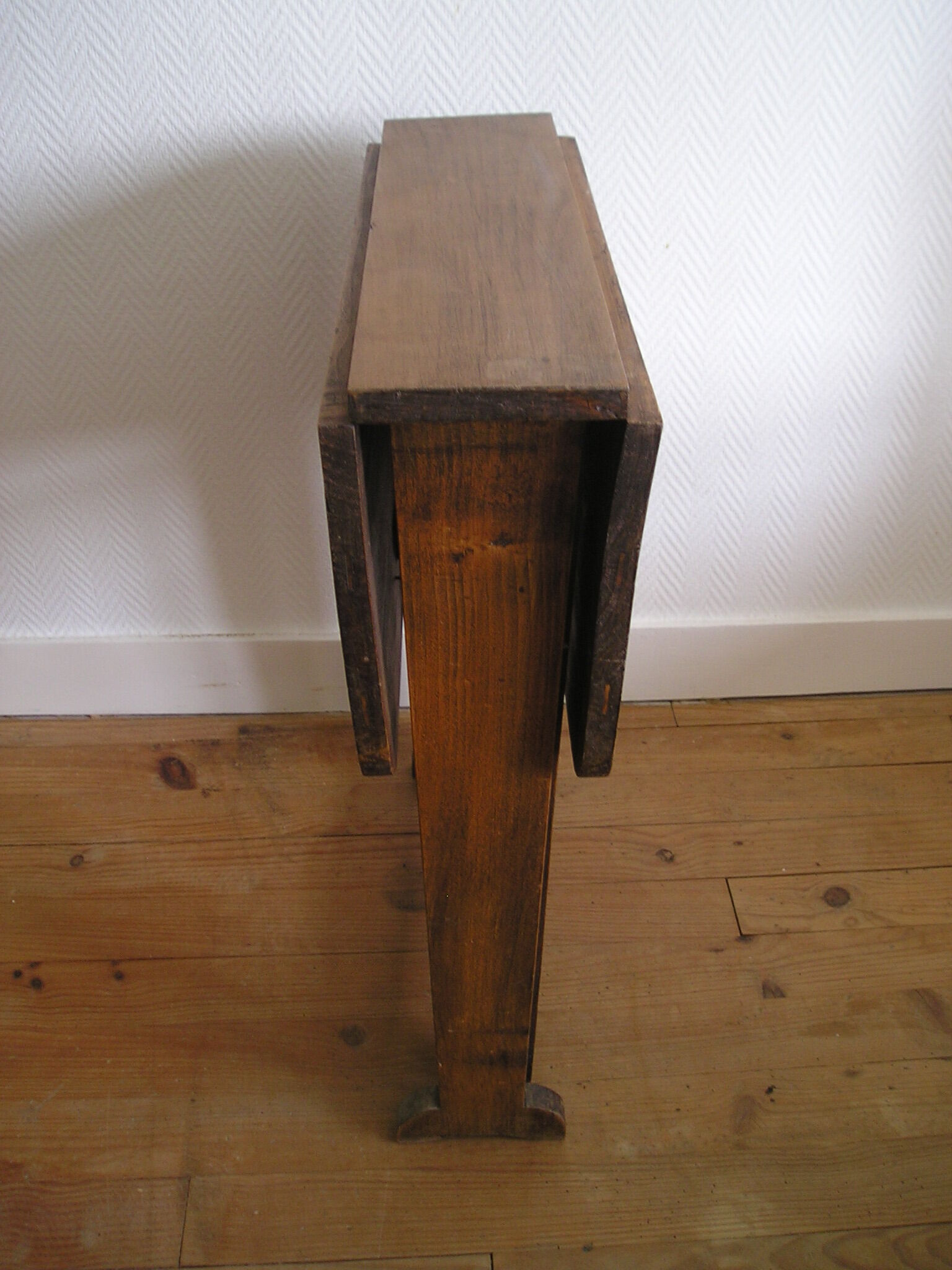 Old folding side table
