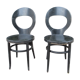 Paire de chaises baumann modèle "mouette"