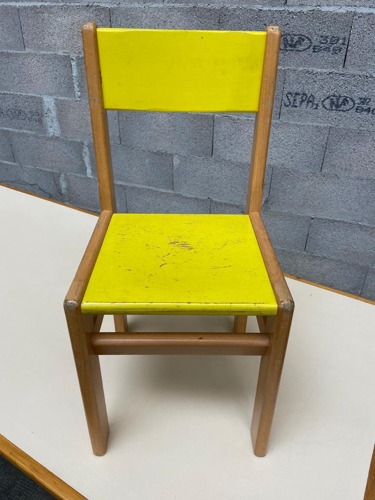 Children's chair vintage kindergarten