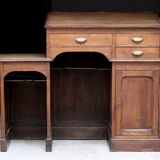 Trade furniture: magnificent oak counter from the late 19th / early 20th century