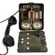 Old Rotary Telephone Bakelite and Metal Bell Telephone Company Belgium 1939