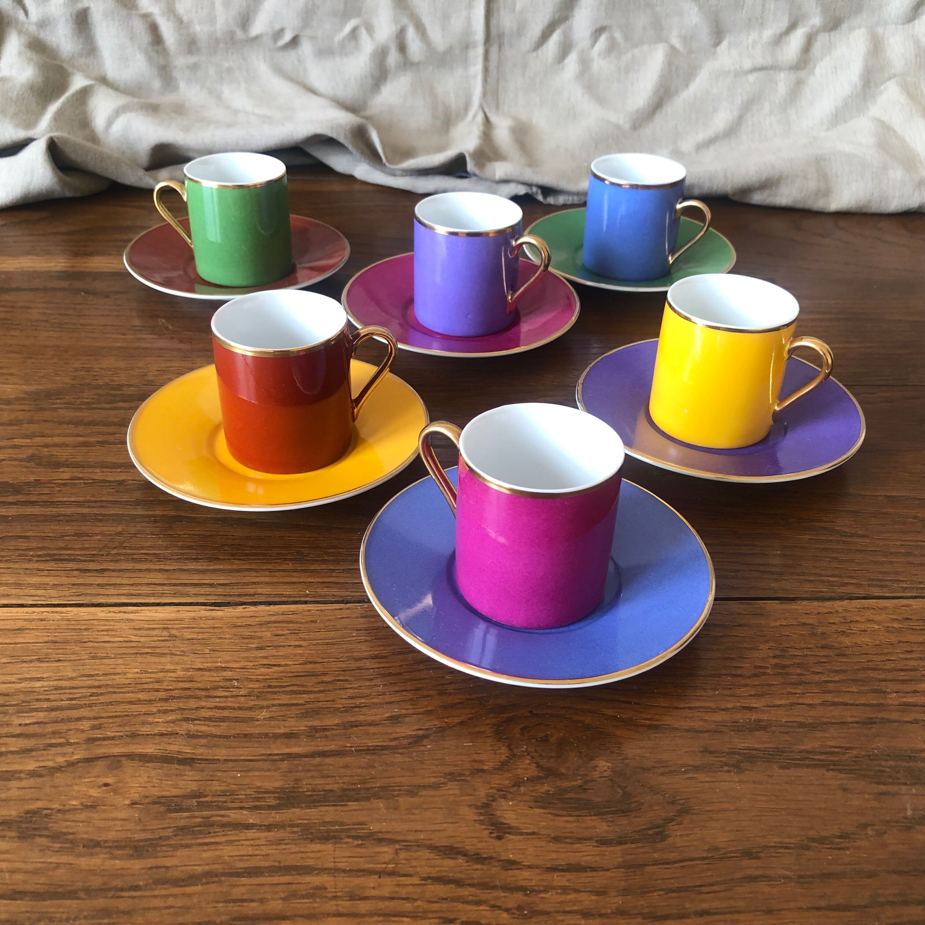 Set of 6 expresso cups