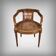 Small Office Armchair in Walnut, Louis XVI style – Late 19th century