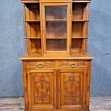 charming and characterful antique walnut two-body buffet.