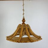 70s rope and rattan suspension