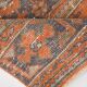 Vintage Coral Red Classic Vintage Runner Rug, 75x357Cm