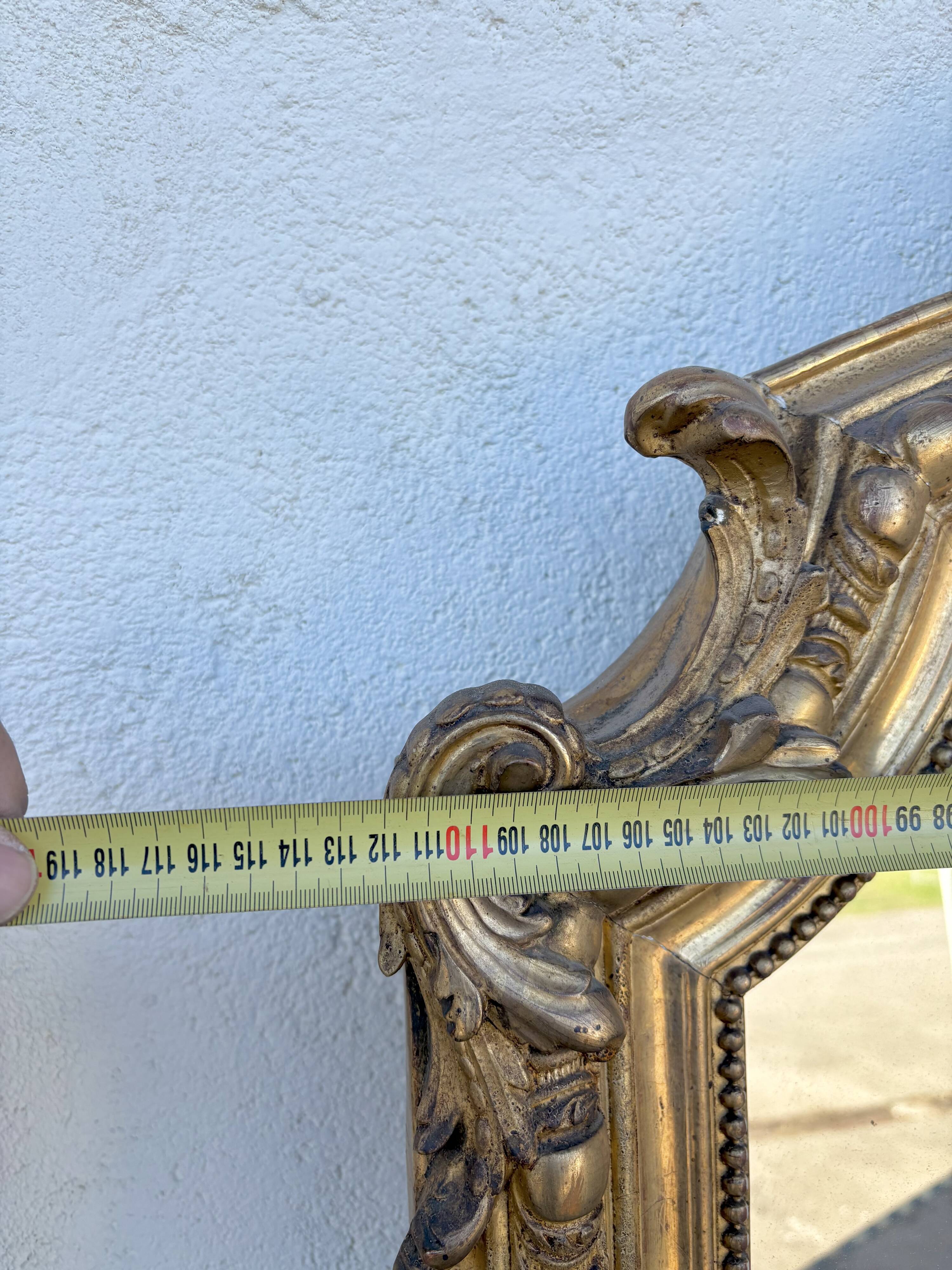 Large mirror from the 19th century
