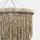 Suspension artisanale en coquillage Beige et marron