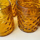 8 verres ambrés