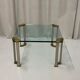 Vintage Bronze And Glass Coffee Table By Peter Ghyczy, Germany 1970’s
