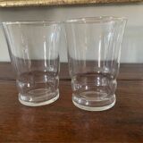 set of 2 old glasses