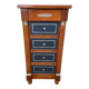 Small empire style solid mahogany writing chest of drawers
