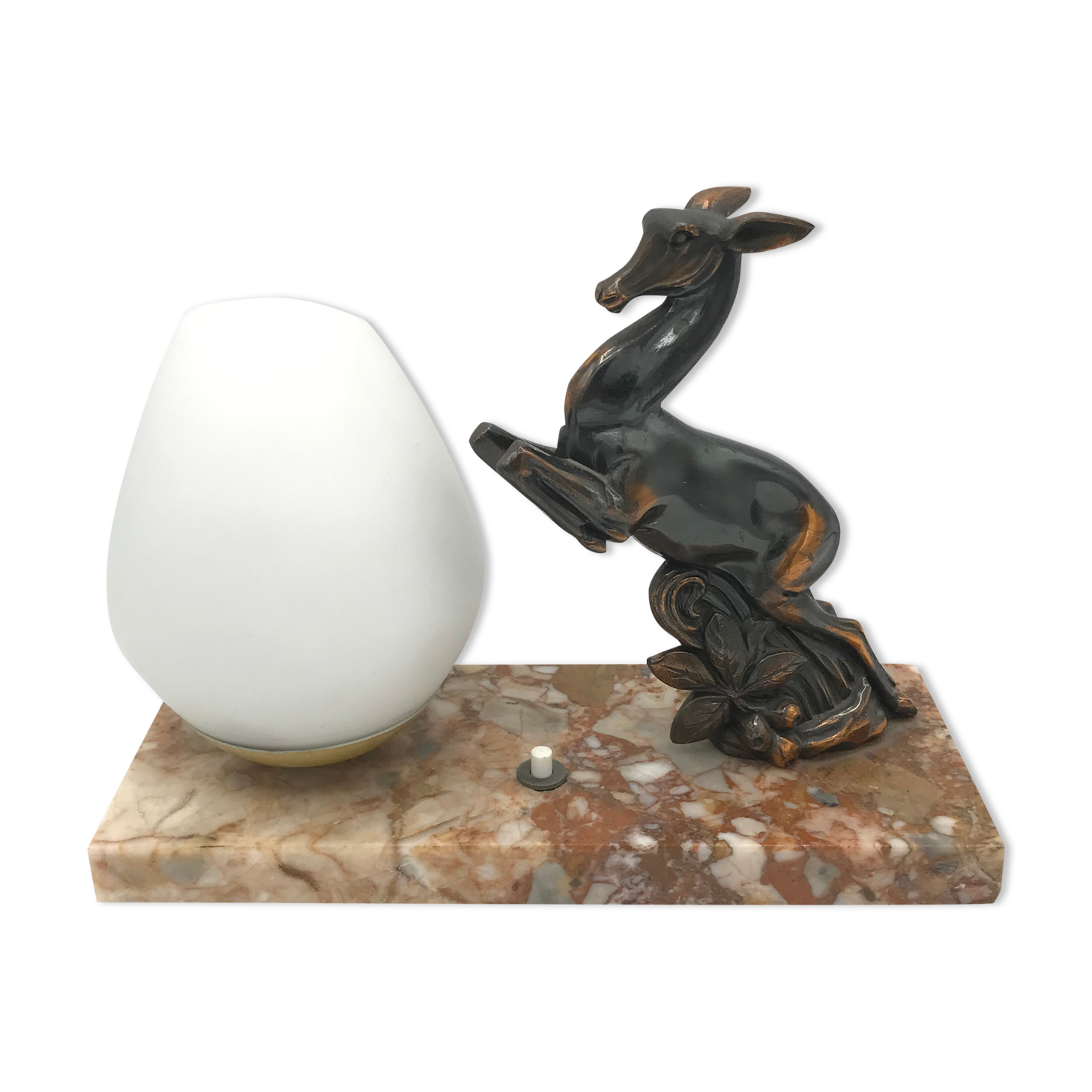 Art deco doe nightlight lamp