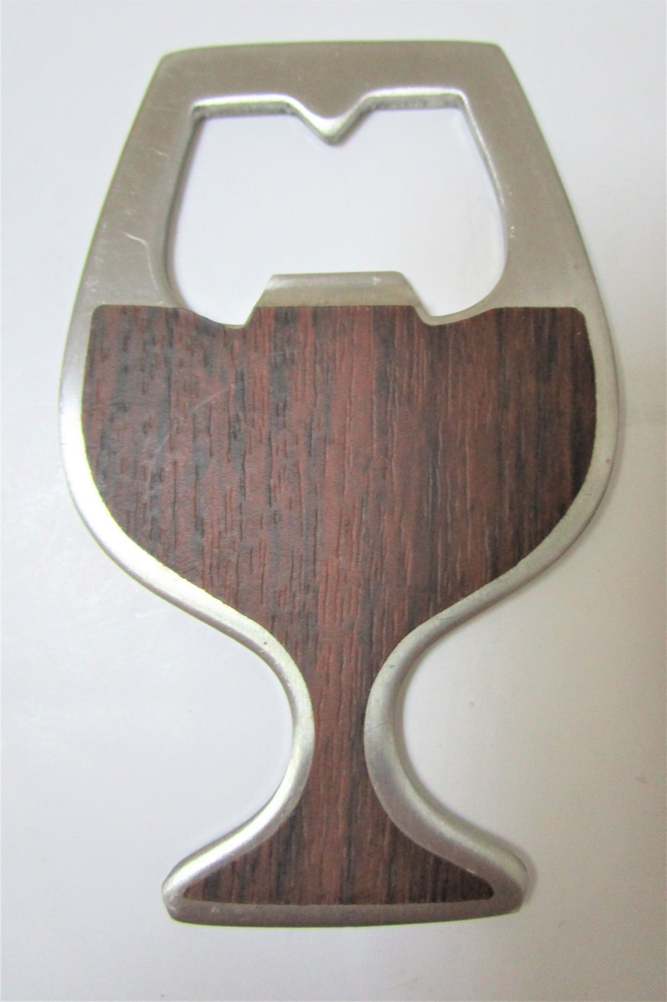 Two bottle opener rosewood steel vintage design