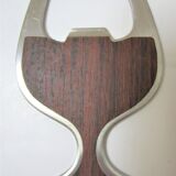 Two bottle opener rosewood steel vintage design