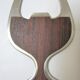 Deux ouvre bouteille palissandre acier design vintage