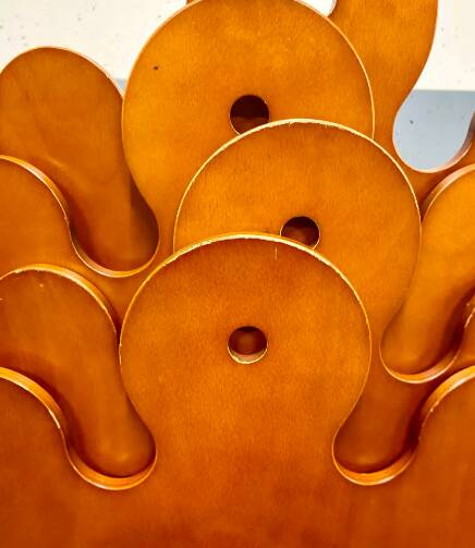 3 "Puzzle" chairs, designed by Essaime, France 1995