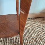 Pair of marquetry tables