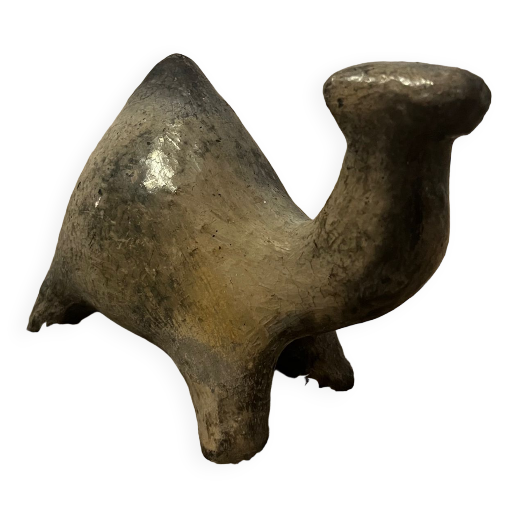 Ceramic camel statuette