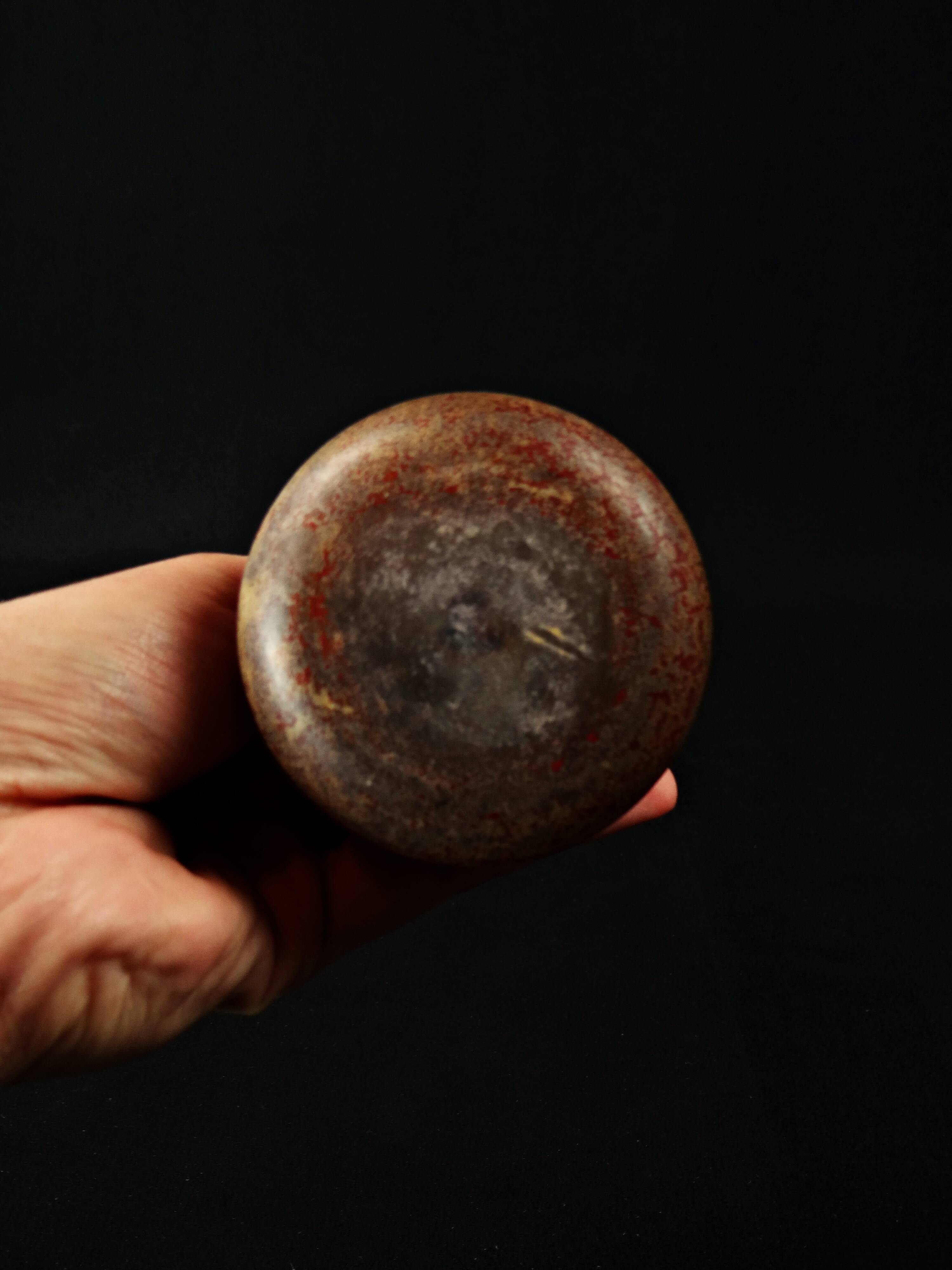 Delatte Nancy multi-layer glass vase signed marble effect Art Deco period