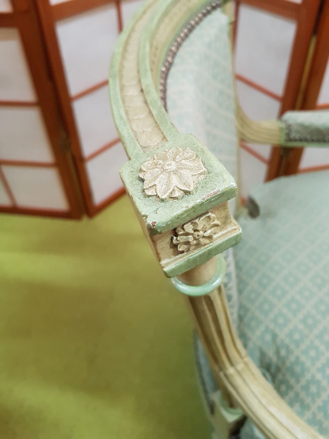 Paire de fauteuils Louis xvI enfant