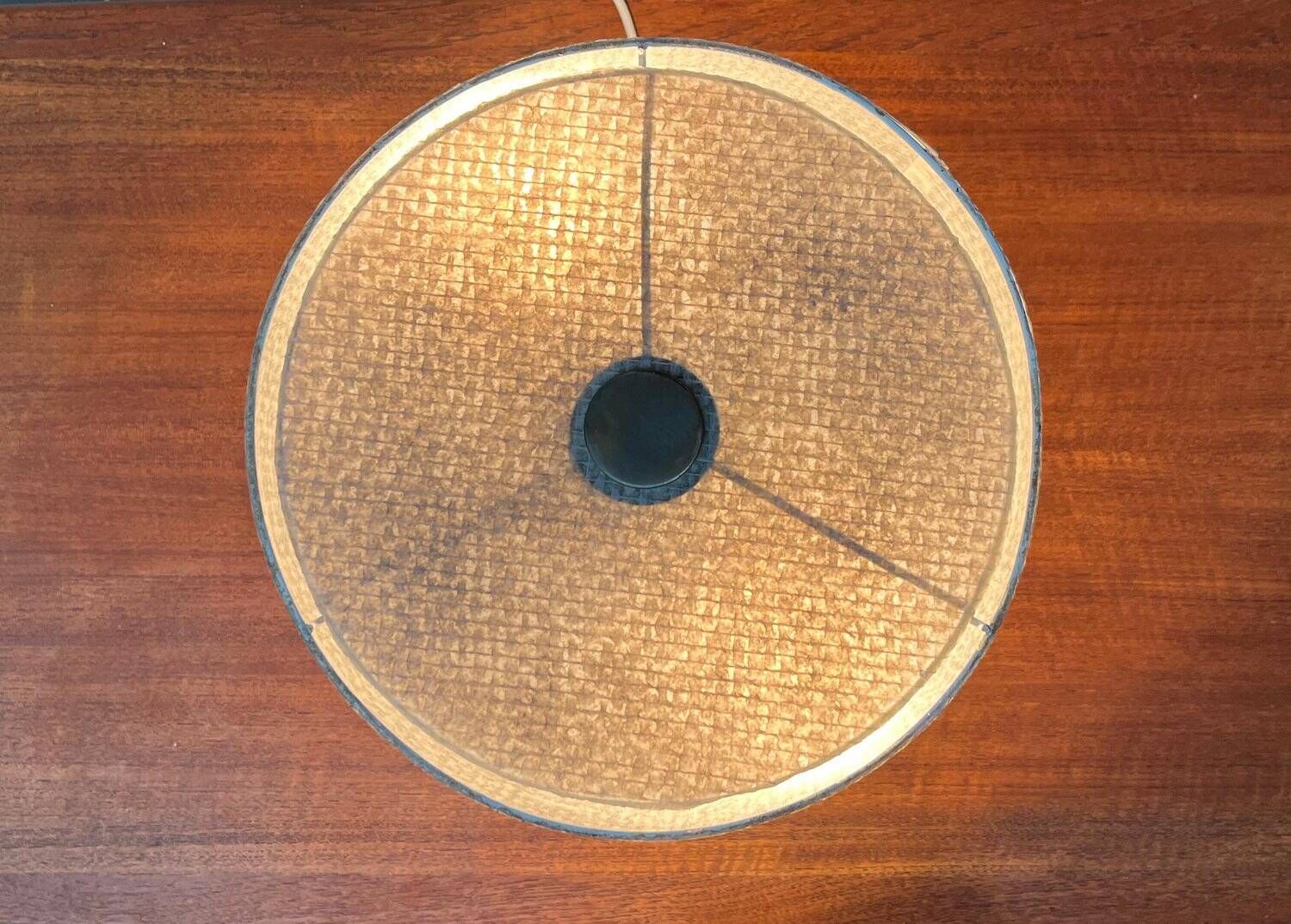 Lampe de table en teck minimaliste du milieu du siècle, années 1960