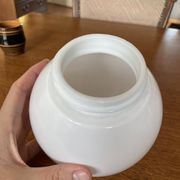 Milk Glass Spherical Ceiling Lamp, Opaline Shade with Diameter 7.5 cm