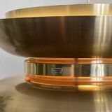 Golden pendant light by Carl Thore for Granhaga Metall. Sweden 1970s