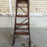 Vintage wooden stepladder from library 1930