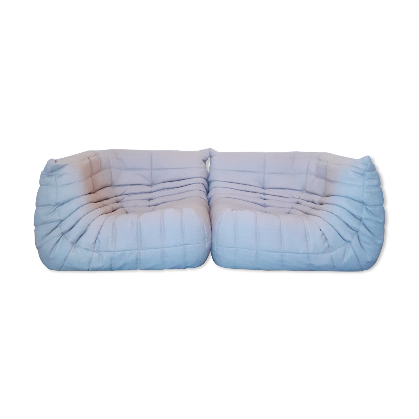 Two corner chairs Togo by Michel Ducaroy