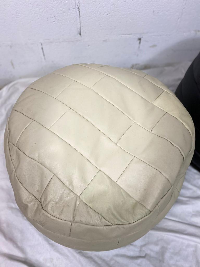 Vintage patchwork ottoman