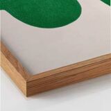 Painting on paper - contemporary abstract painting - signed Eawy