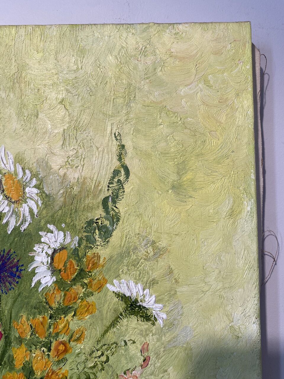 Still life with spring flowers, signed Jafé and dated on the back 1969