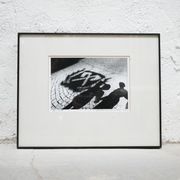 Photographie vintage en noir et blanc