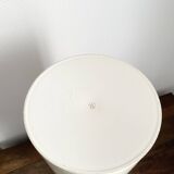 Kartell Gino Colombini white plastic umbrella stand from the 70s