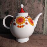 Mid Century Schumann Arzberg German porcelain coffee set in orange and yellow