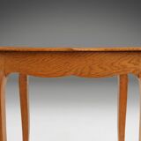 Table d'appoint vintage en chêne 1950
