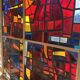 Vitrail  cabinet - Stained Glass 1960