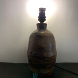 Pied de lampe en grès de Sancerre, Robert Heraud, XXème