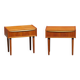 Pair of 2 Danish vintage nightstands from 1960s