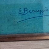 Lithograph signed by Emile Beaussier