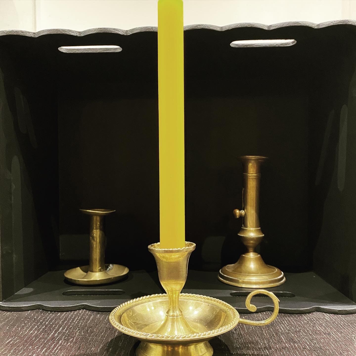 Brass candlestick