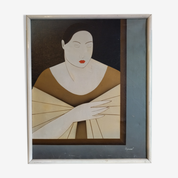 Art deco painting by Raymond