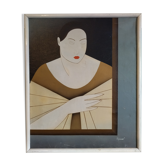 Art deco painting by Raymond