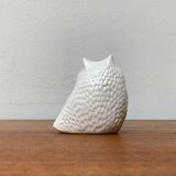 Danish mid-century ceramic owl sculpture by Søholm, 1960s.