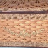 Rattan and wicker trunk